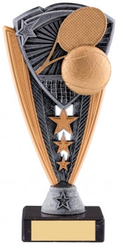 Utopia Black Marble Based Tennis Holder Trophy award Club Logo Free Engraving