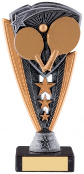 Utopia Table Tennis Black Marble Base Silver and Gold Top