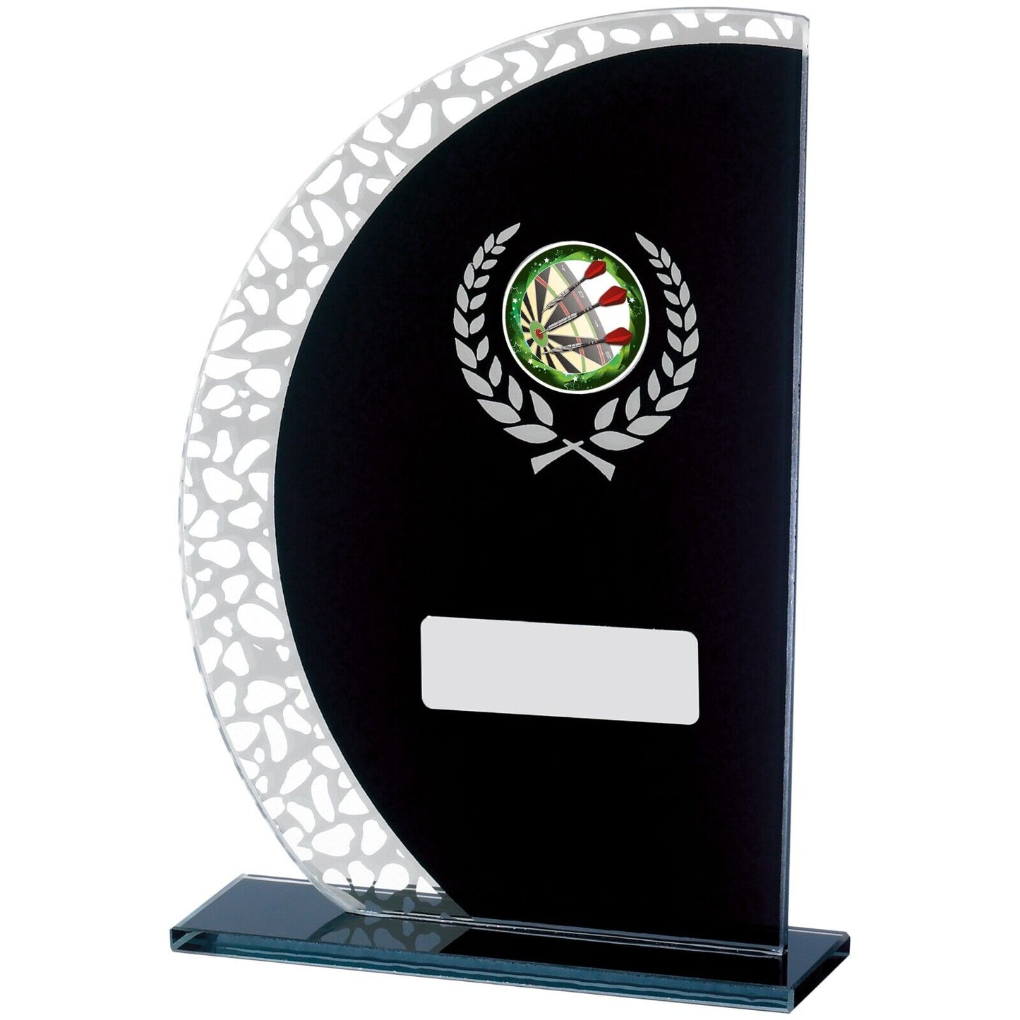 Black Glass Multisport Award Free Logo and Engraving