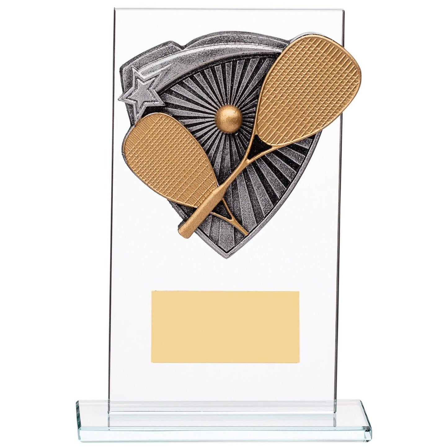 Glass Award Squash Award Trophy Free Engraving