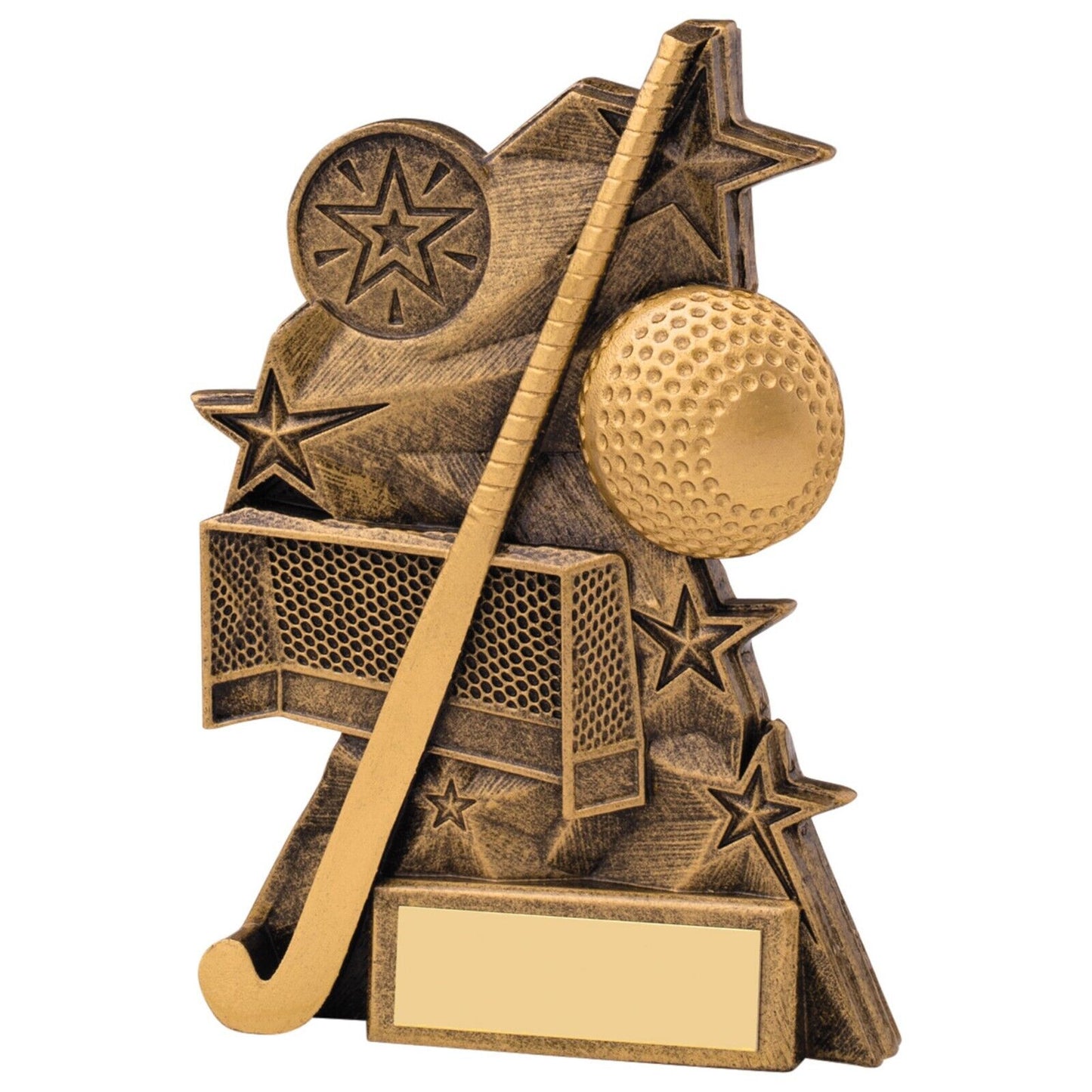 Astra Hockey Awards Antique Gold Trophy Free Engraving