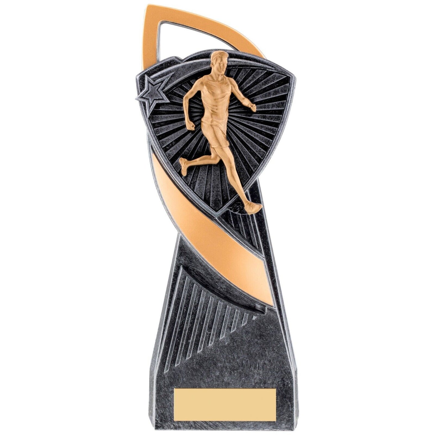 Utopia Male Runner Silver Trophy Award Free Engraving