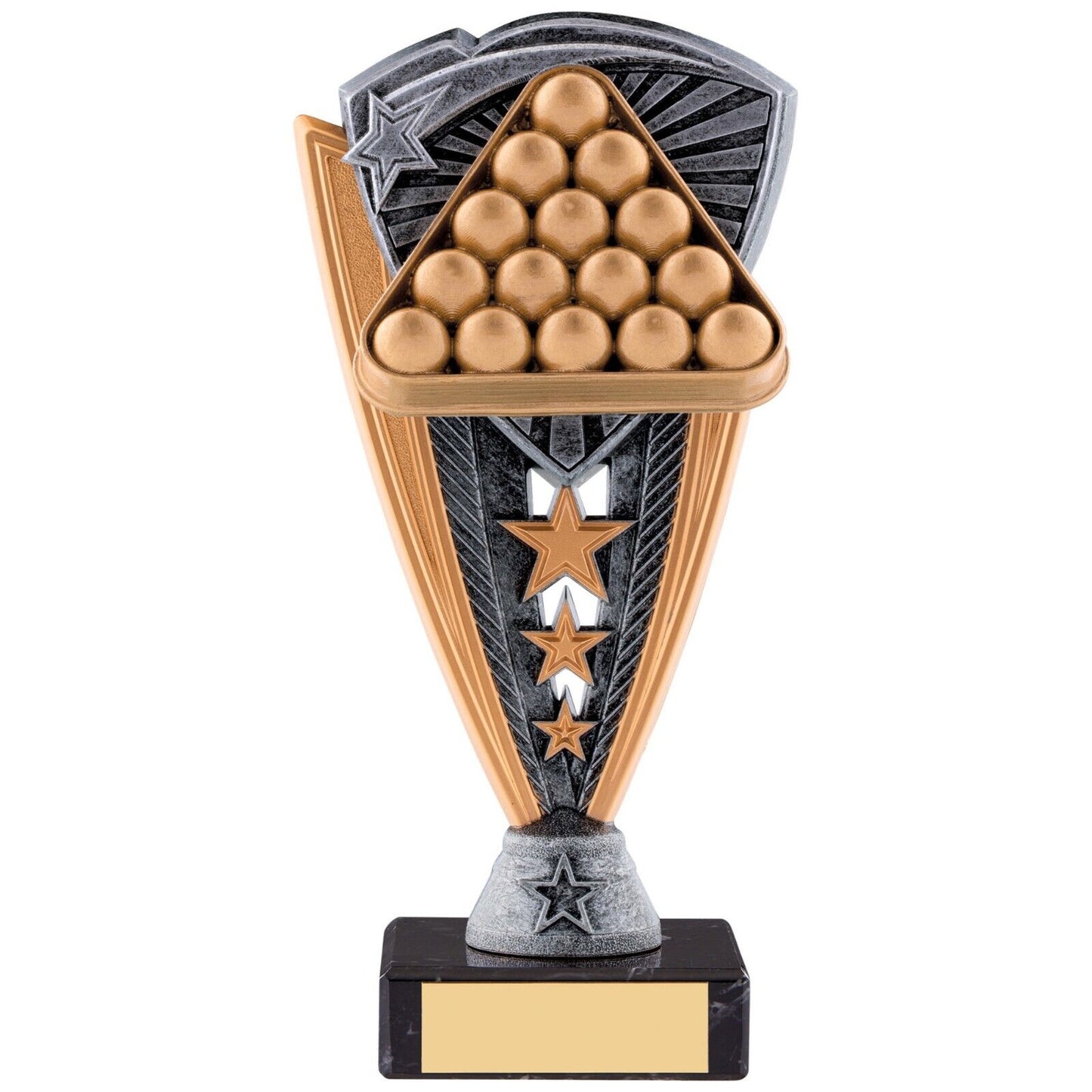 Silver Utopia Pool/ Snooker Marble Base Trophy Free Engraving