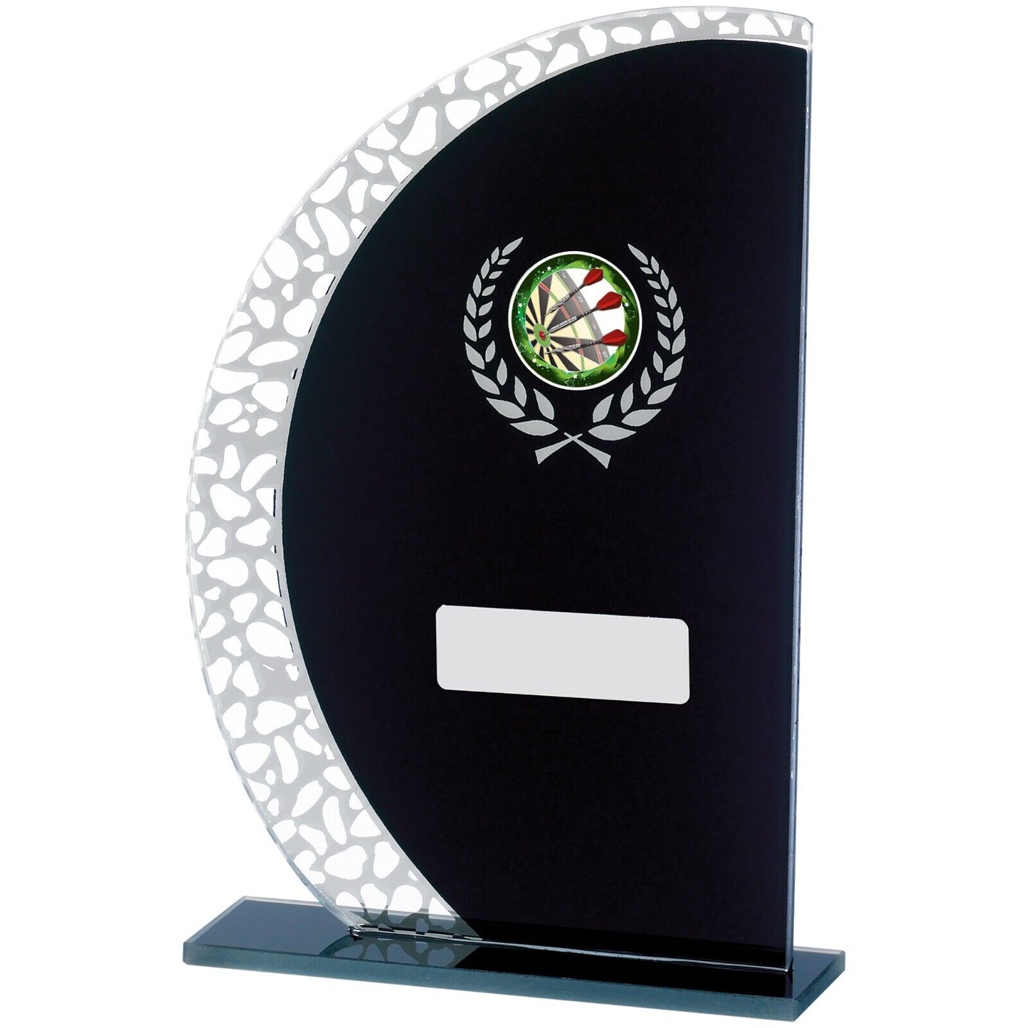 Black Glass Multisport Award Free Logo and Engraving
