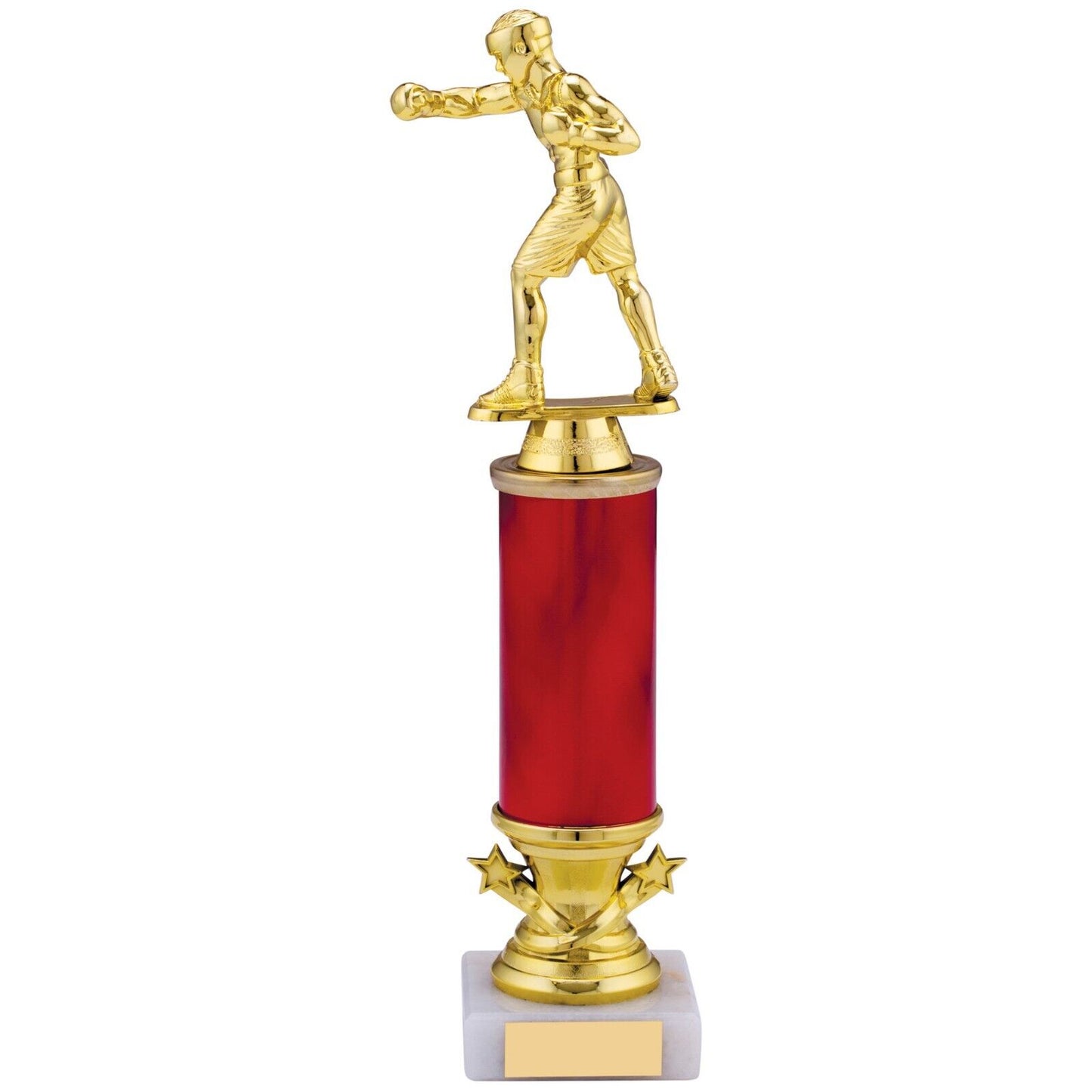 Boxing Award Trophy Award Red and Gold Free Engraving