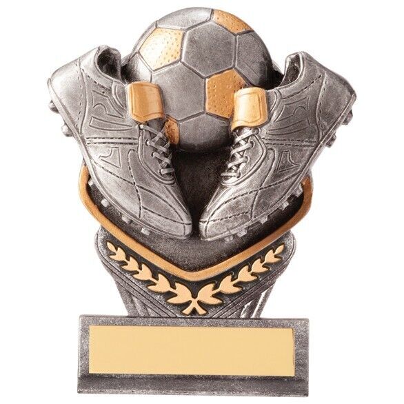 Falcon Boot and Ball Football Trophy - Multiple Sizes Available - Free Engraving