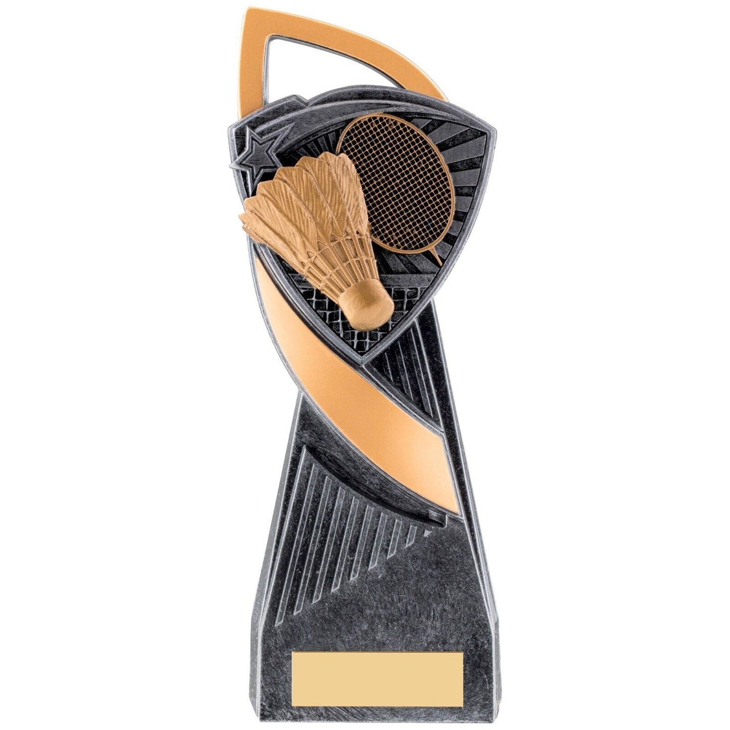 Utopia Badminton Silver Trophy Award Free Engraving