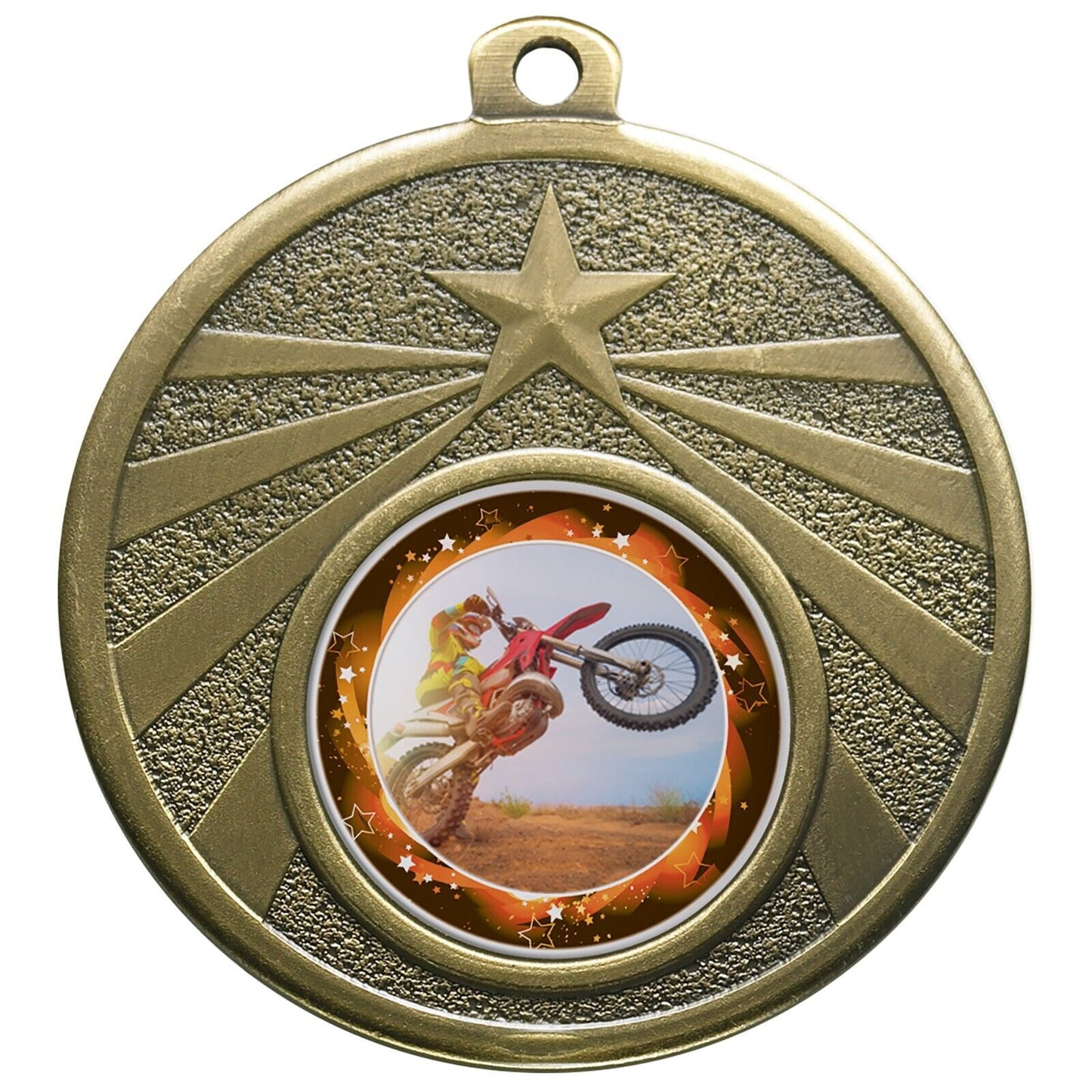 50mm Bronze Star Medal Incl Ribbon and Logo