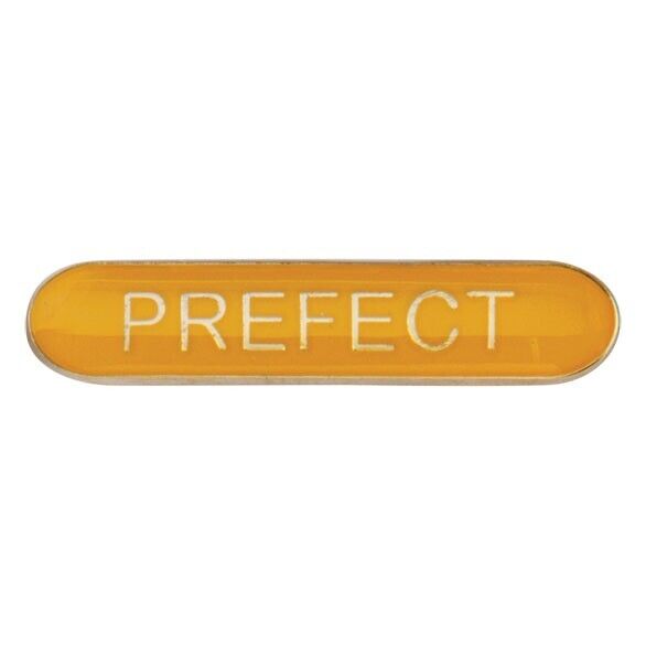'Prefect' rectangular School/Club Pin Fastening Enamel Badge
