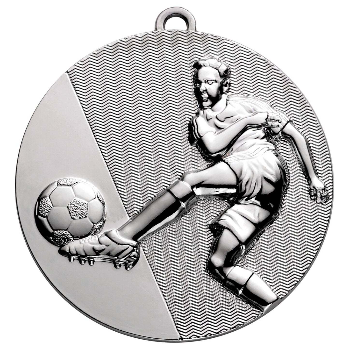 Gold/Silver/Bronze Football Player Medal 50mm Inc Ribbon& Free engraving on Rear