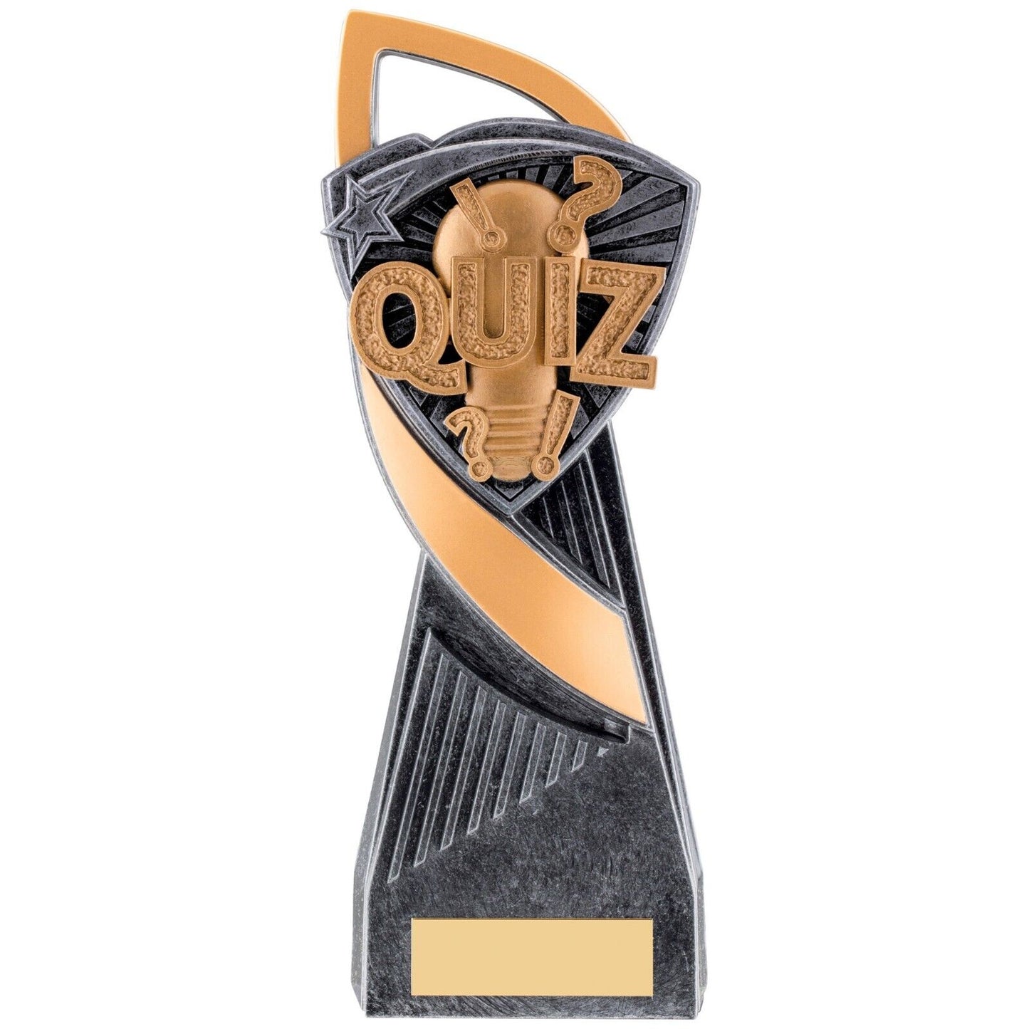 Utopia Quiz Achievement Silver Trophy Award Free Engraving