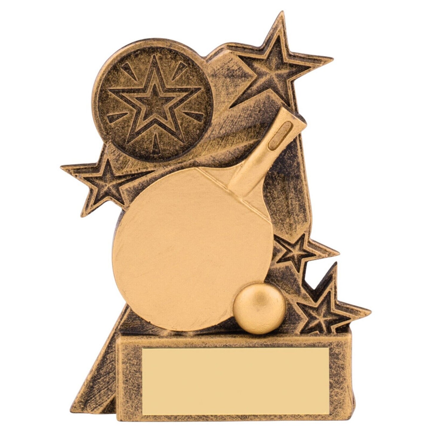 Astra Table Tennis Trophy Award Antique Gold Free Engraving