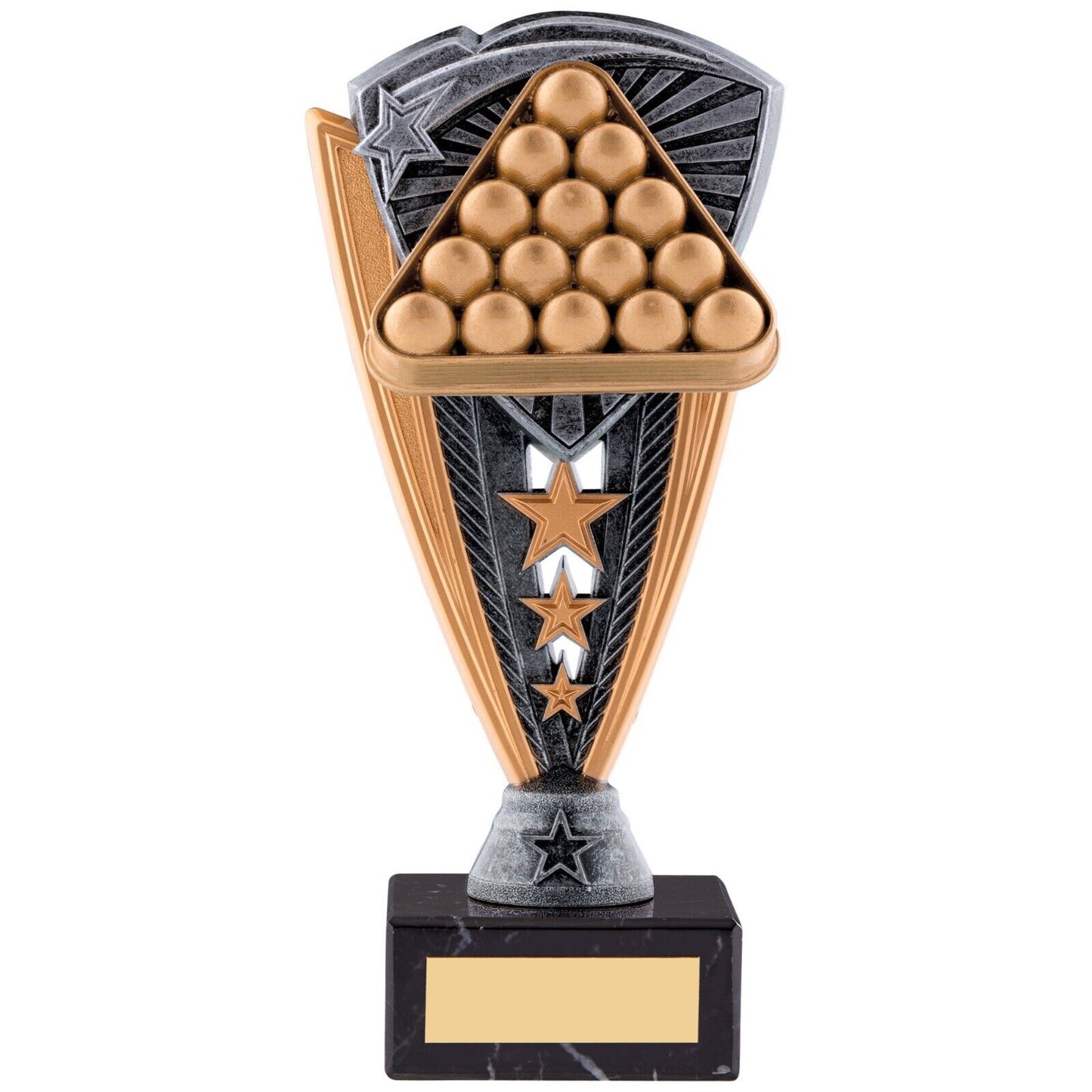 Silver Utopia Pool/ Snooker Marble Base Trophy Free Engraving