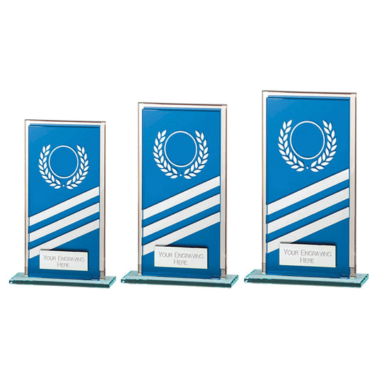 Talisman Mirror Blue Multisports Series Trophy Award Free Engraving
