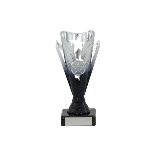 Dance / Multisport Star Trophy Award Black and Silver available in 4 Sizes