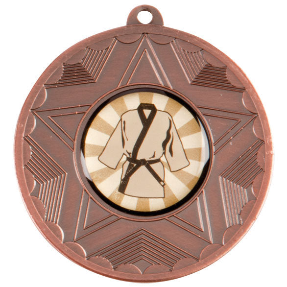 Warrior multisport medal and ribbon 50mm free engraving