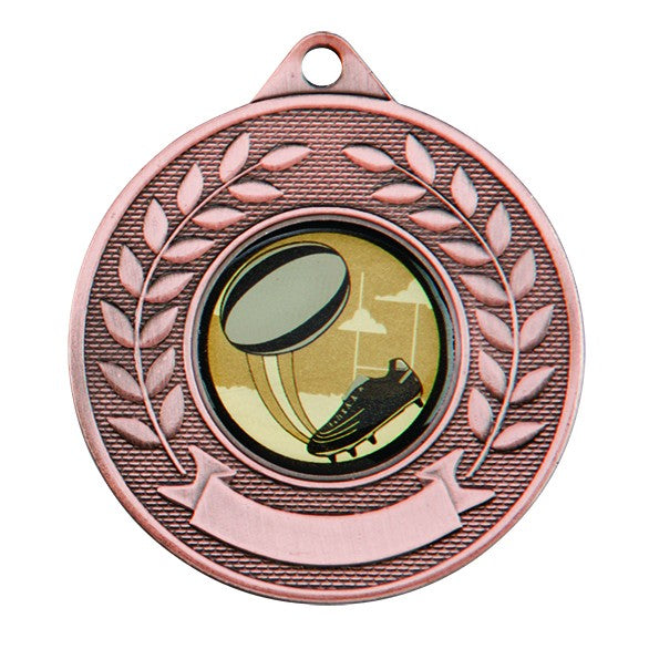 Valour multisport medal and ribbon 50mm free engraving