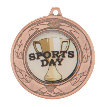 Emperor multisport medal and ribbon 40mm free engraving