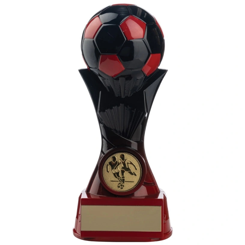 Nova Astra Football Trophy Award 3 sizes Available Black & Red