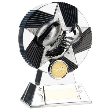 Nova Atlas Rugby Trophy Award Available in 3 colours 160mm