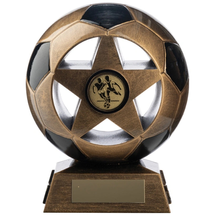 Nova Focus Football Award Trophy Heavyweight Various Colours 145mm