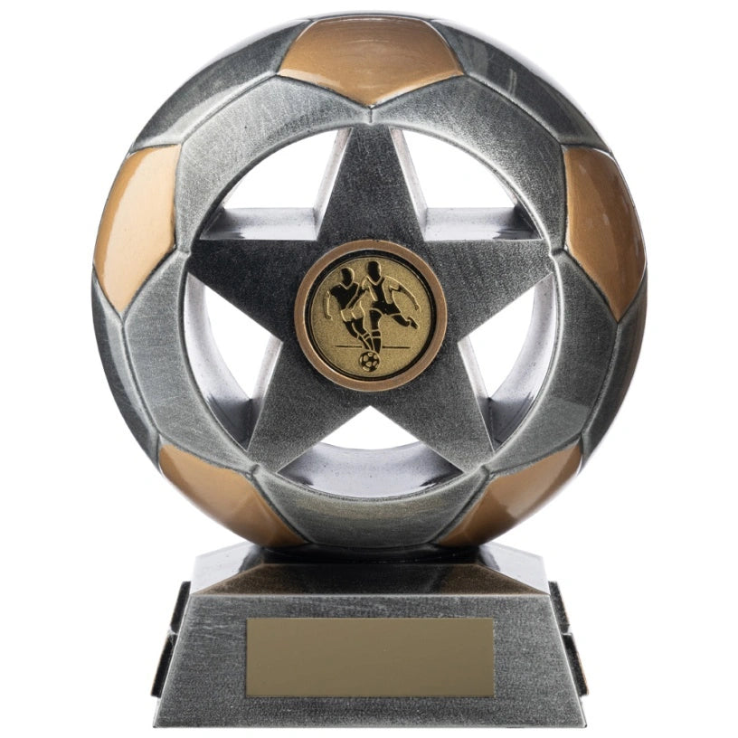 Nova Focus Football Award Trophy Heavyweight Various Colours 145mm