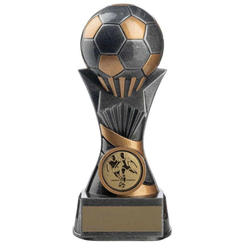 Nova Astra Football Trophy Award 3 sizes Available Antique Silver & Gold