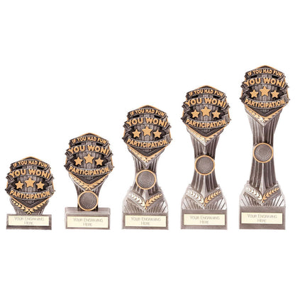 Achievement Participation Falcon Participation Trophy 5 sizes FREE Engraving
