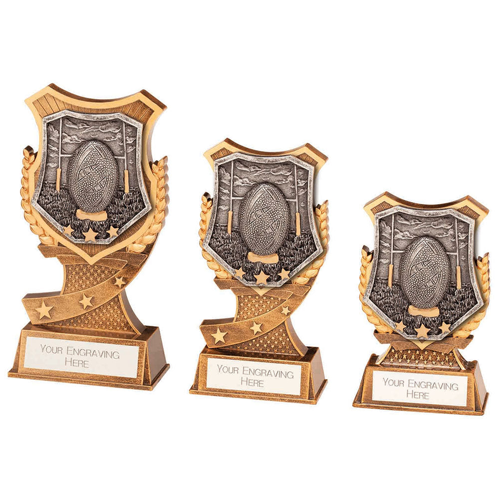 Titan rugby series trophy Free Engraving