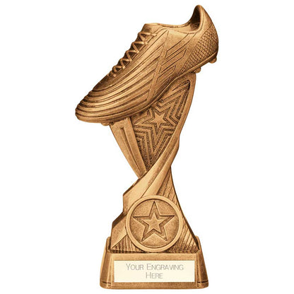 Volley Football Boot Trophy - Multiple Sizes Available - Free Engraving