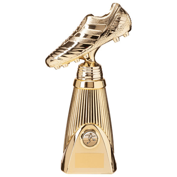 STRIKER DELUXE GOLD FOOTBALL TROPHY - Engraving included
