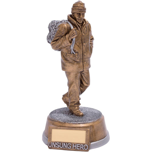 Football Trophies Unsung Hero Figure Football Trophy 195mm FREE Engraving