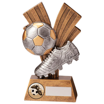 Xplode Football Boot and Ball Trophy - Multiple Sizes Available - Free Engraving