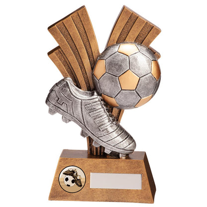 Xplode Football Boot and Ball Trophy - Multiple Sizes Available - Free Engraving