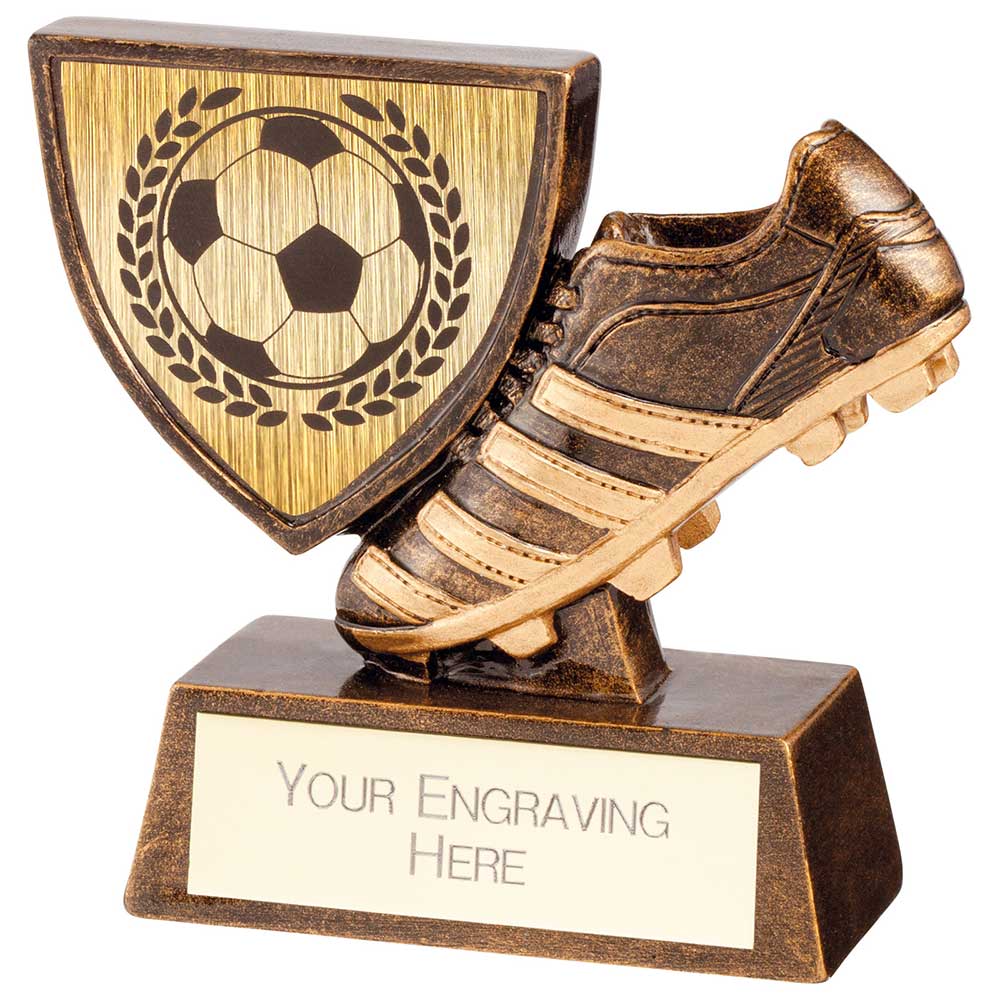 Tempo Football Trophy - Free Engraving - Size 75mm Free Engraving