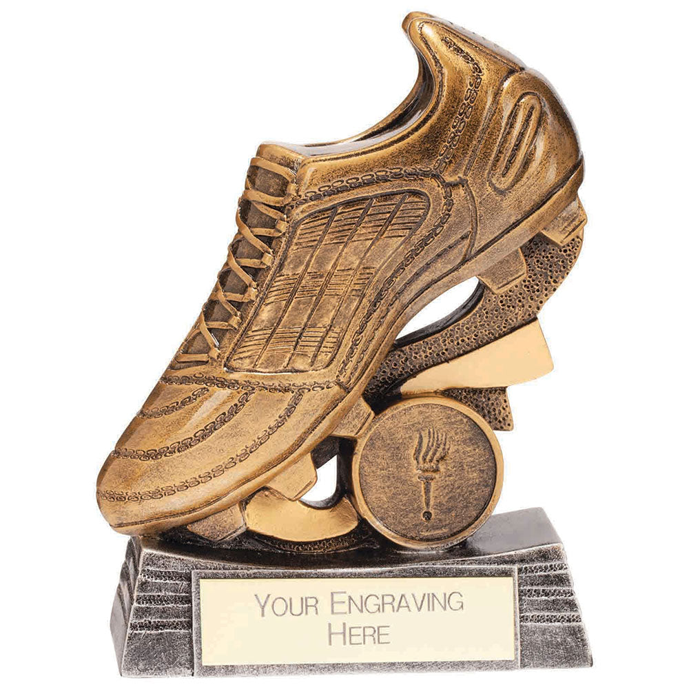 Raptor Football Boot Trophy - Multiple Sizes Available - Free Engraving