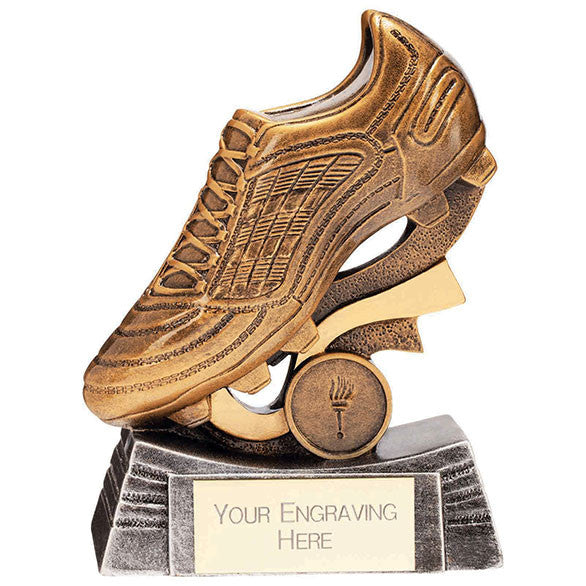 Raptor Football Boot Trophy - Multiple Sizes Available - Free Engraving