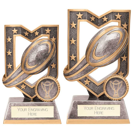 Apex Trophy Rugby Series Award Free Engraving