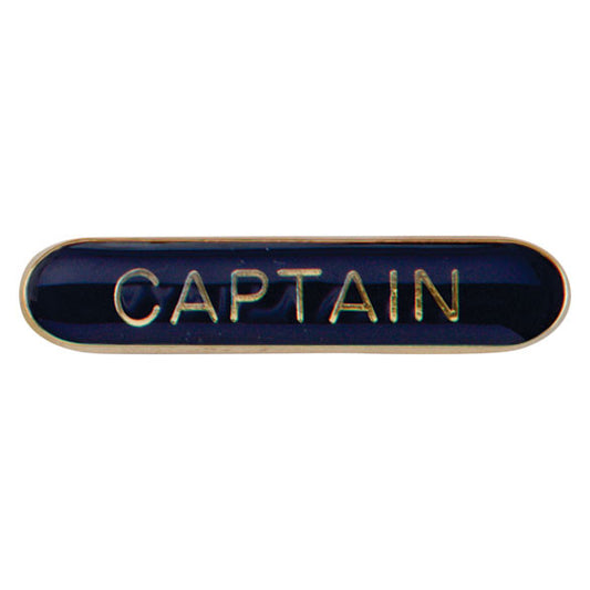 'Form Captain' rectangular School/Club Pin Fastening Enamel Badge