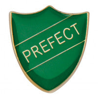 'Prefect' Shield Badges 25mm School/Club Pin Fastening Enamel Badge