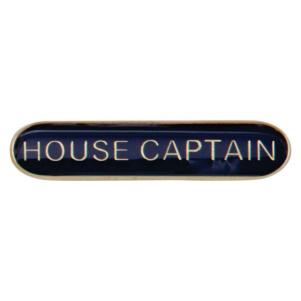 'House Captain' rectangular School/Club Pin Fastening Enamel Badge