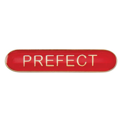 'Prefect' rectangular School/Club Pin Fastening Enamel Badge