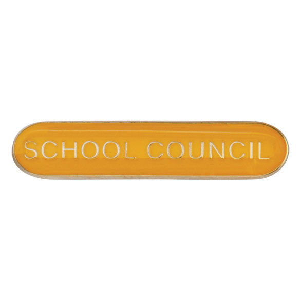 'School Council' rectangular School/Club Pin Fastening Enamel Badge