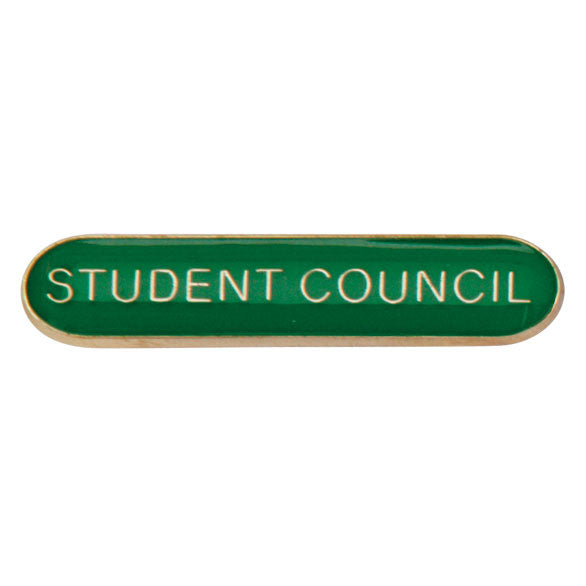 'Student Council' rectangular School/Club Pin Fastening Enamel Badge