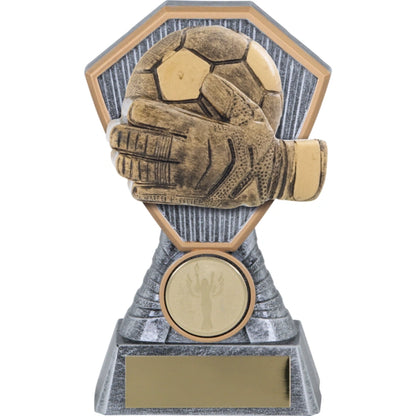 Scorpio Goalkeepers Glove trophy Award Silver & Gold