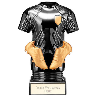 Black Viper Legend Football Strip trophy Free Engraving