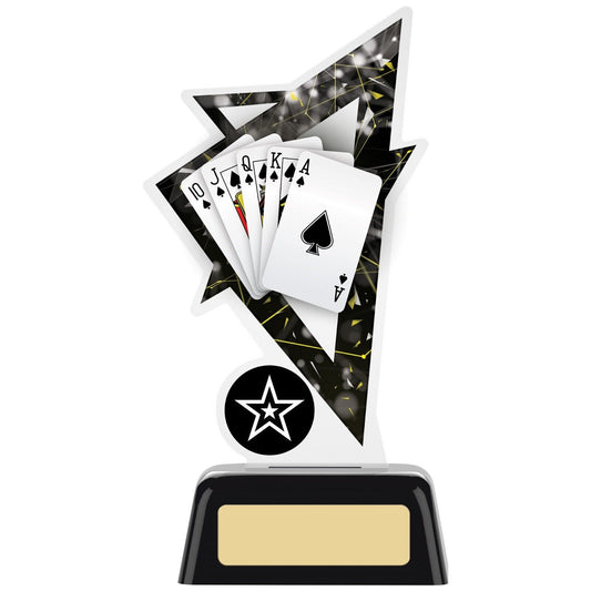 Acrylic Cards / Poker Trophy Award Free Engraving and Logo