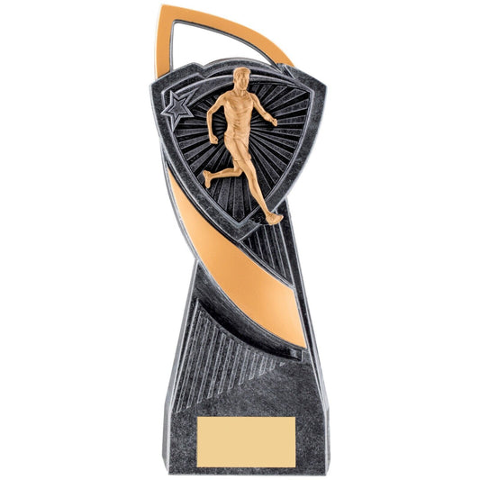 Utopia Male Runner Silver Trophy Award Free Engraving