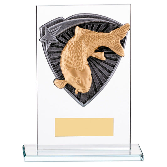 Fishing Glass Award Trophy Free Engraving