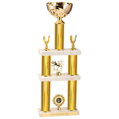 Starlight Champion Tower Trophies - Gold